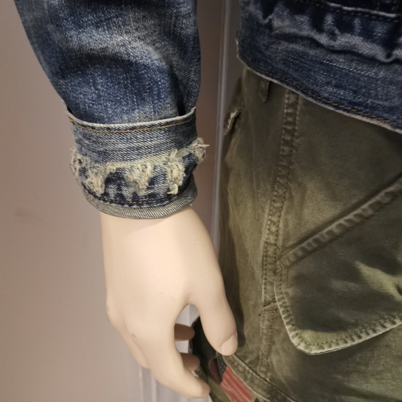 🔻Drop! Ralph Lauren Denim & Supply Denim Jacket S Studded - Picture 8 of 13